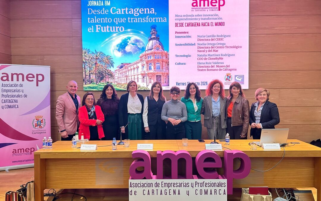 La Jornada 8M de AMEP: “Desde Cartagena, talento que transforma el Futuro”