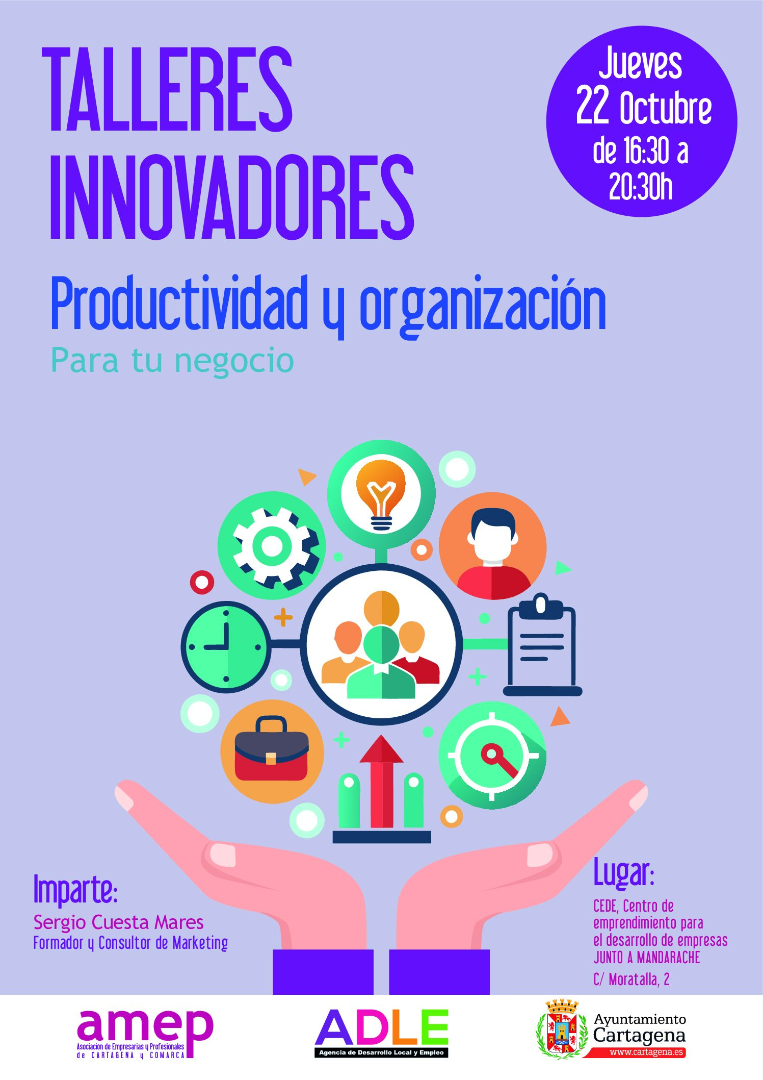 AMEP organiza un Taller Innovador sobre productividad y organización para negocios
